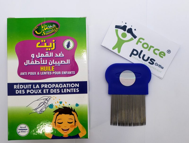 BROSSE ANTIPOUX مشط القمل و الصيبان